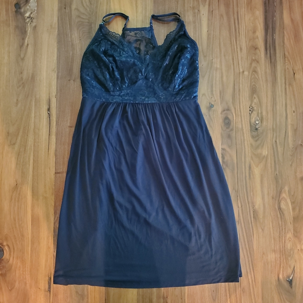 Kindred Bravely Lucille Nightgown - Black Size M